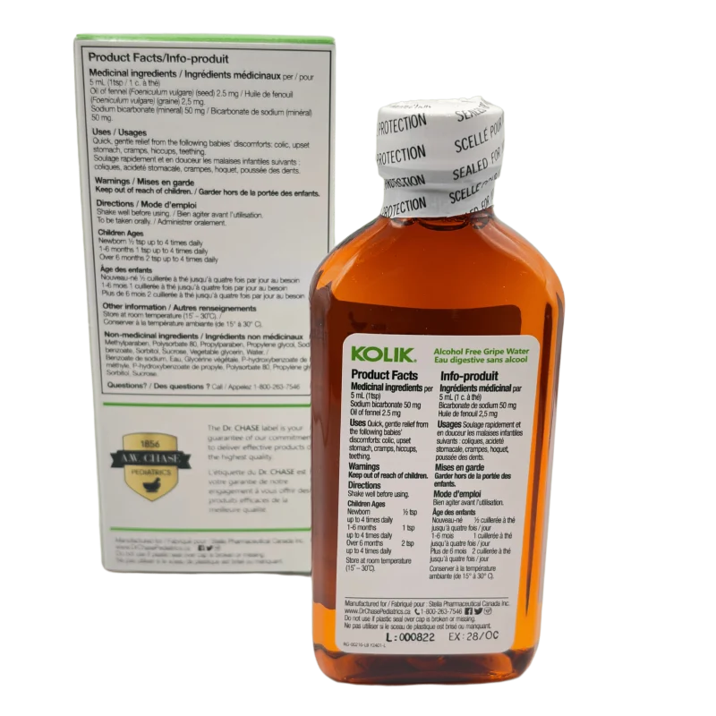 Kolik Alcohol-Free Gripe Water, 150 mL - Image 3