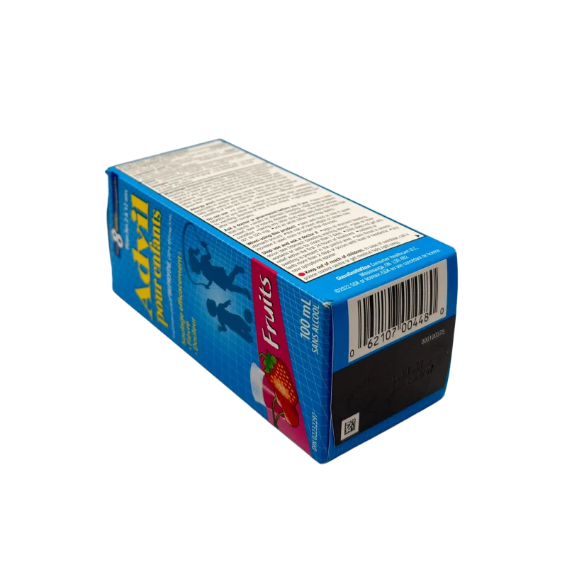 Advil Children's Suspension Dye Free (100mL, Blue Raspberry Flavour) - Image 5