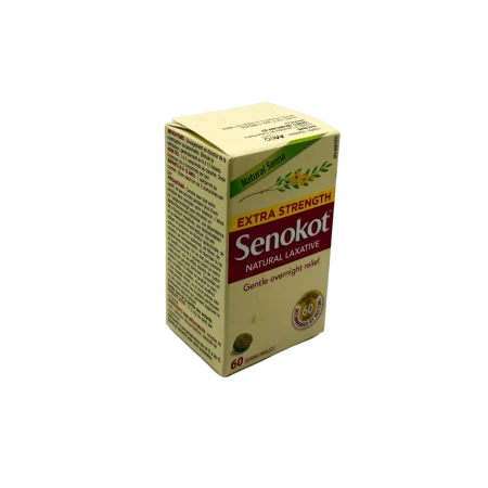 Senokot Extra Strength Sennosides 60 Tablets, Natural Laxative