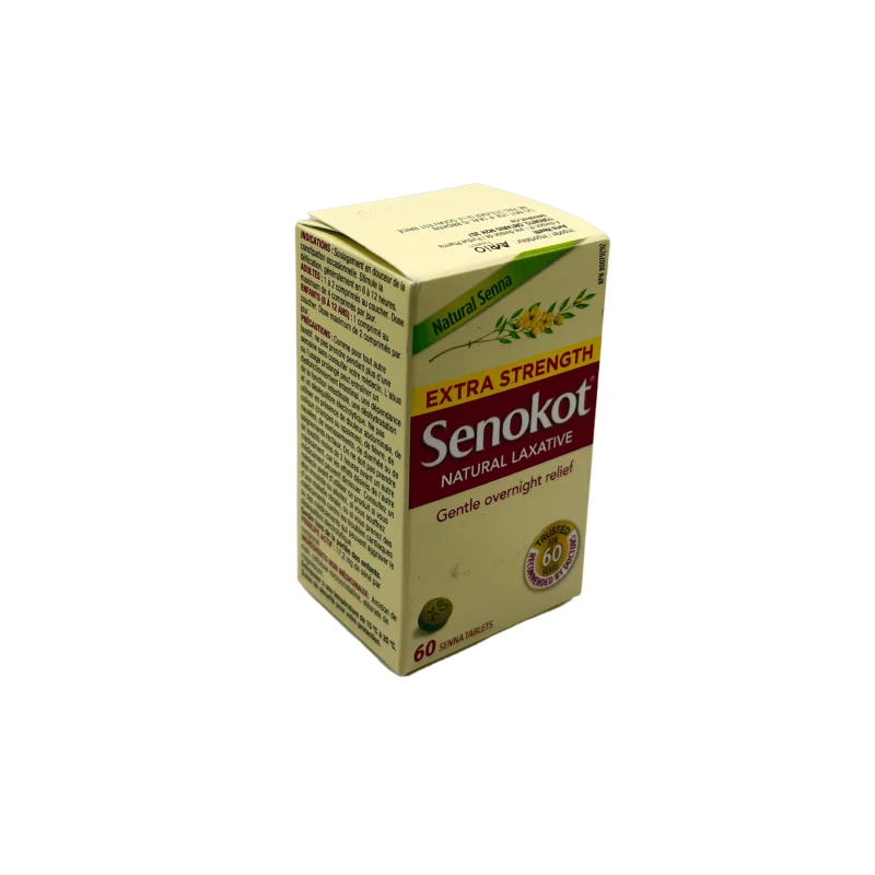 Senokot Extra Strength Sennosides 60 Tablets, Natural Laxative