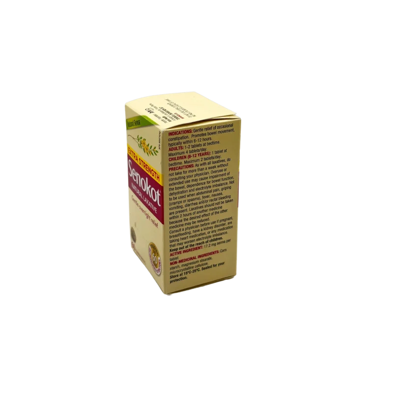 Senokot Extra Strength Sennosides 60 Tablets, Natural Laxative - Image 2