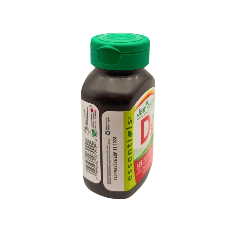 Jamieson Vitamin D3 1000IU - 375 Tablets - Image 2