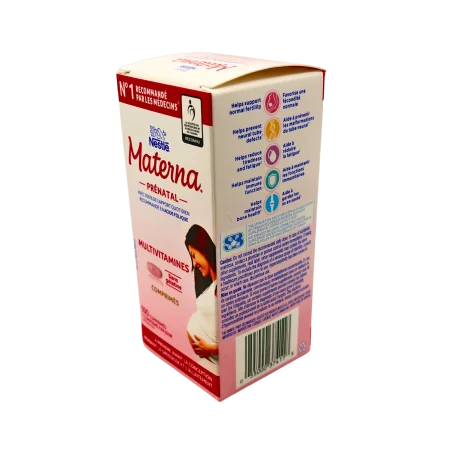 Materna Nestle Prenatal Postpartum Vitamin & Mineral Supplement 100 Tablets