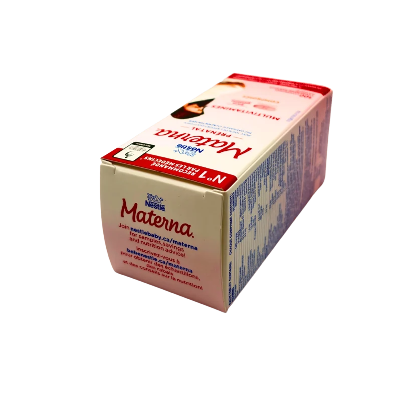 Materna Nestle Prenatal Postpartum Vitamin & Mineral Supplement 100 Tablets - Image 5