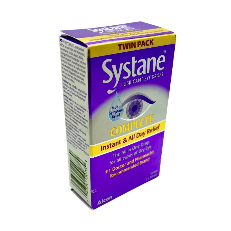 Systane Complete Lubricant Eye Drops Instant & All Day Relief - 2 * 10 mL - Image 2