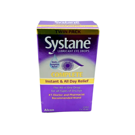 Systane Complete Lubricant Eye Drops Instant & All Day Relief - 2 * 10 mL