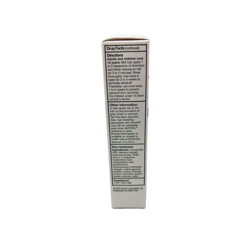 Nizoral Ketoconazole 2 Percent Anti-dandruff and Itchy Scalp Shampoo - 60 ml - Image 5