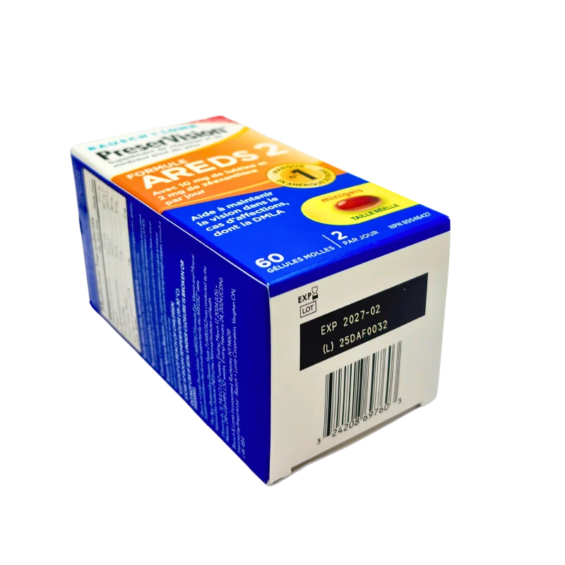 Bausch & Lomb PreserVision Eye Vitamin and Mineral Supplement, AREDS 2 Formula, 60 Soft Gel - Image 4