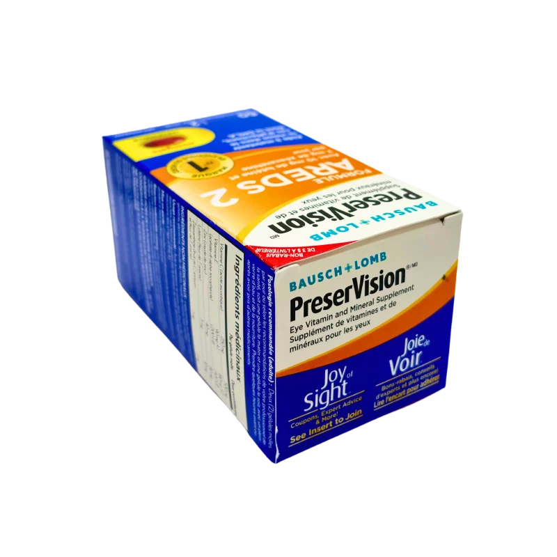 Bausch & Lomb PreserVision Eye Vitamin and Mineral Supplement, AREDS 2 Formula, 60 Soft Gel - Image 5