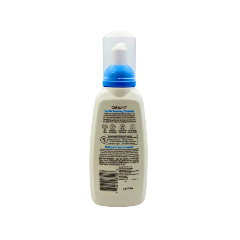 Cetaphil Gentle Foaming Cleanser, Face Wash for All Skin Types, 236ml - Image 2