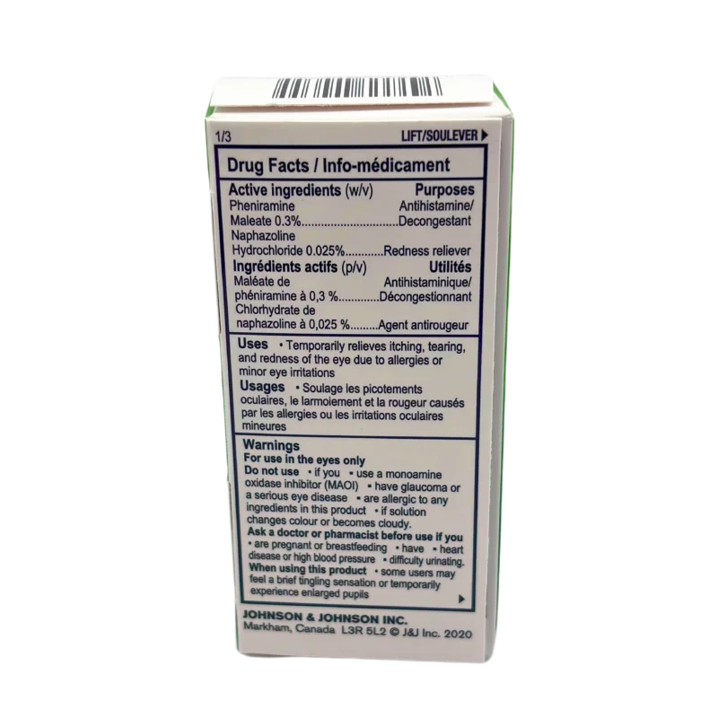 Visine Advance with Antihistamine Allergy Eye Drops, 15 mL - Image 2