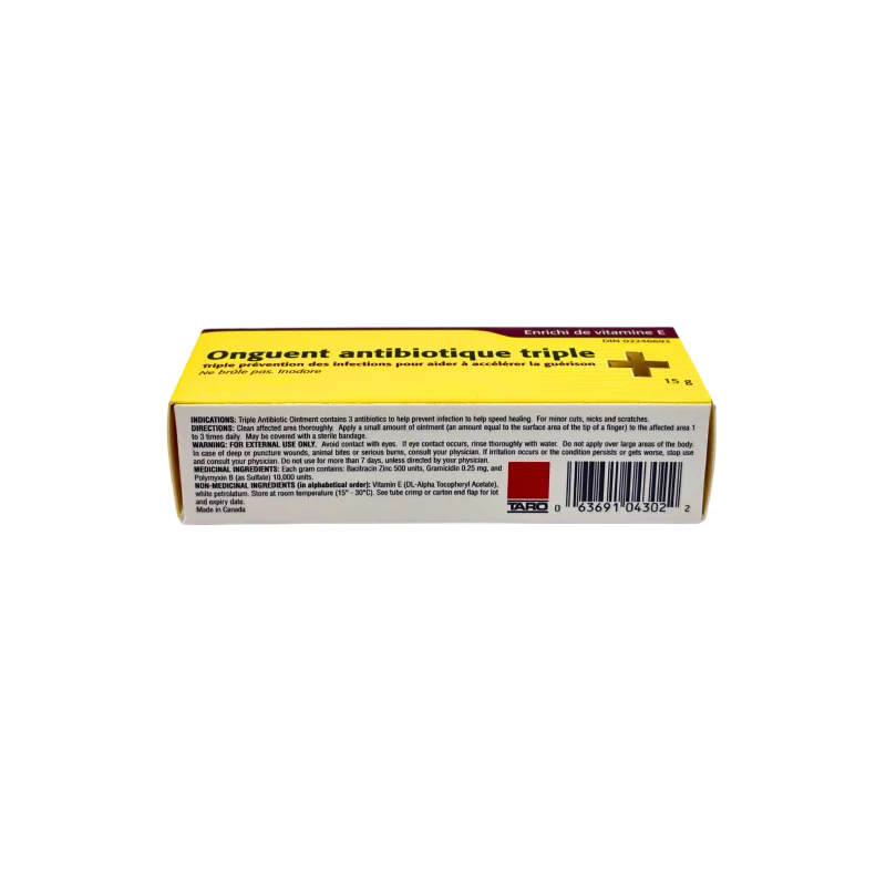 Triple Antibiotic Ointment Vitamin E enriched - 15g - Image 4