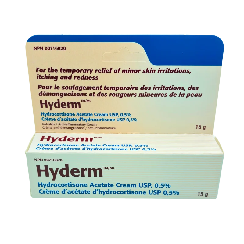 Taro Hyderm Hydrocortisone Acetate Cream 0.5% -15 gr