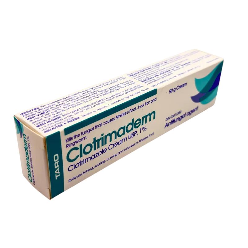 Clotrimaderm Clotrimazole cream usp 1% - 50g - Image 2