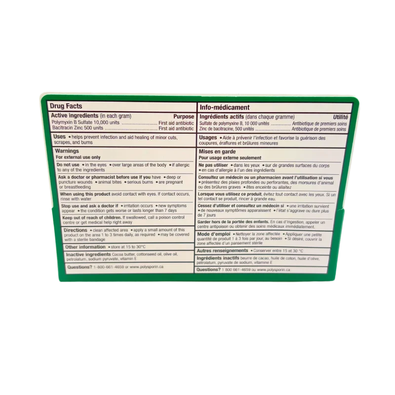 POLYSPORIN Original 2 Antibiotic Ointment Heal-Fast Formula - Infection Protection + Vitamin E - 30gr - Image 4