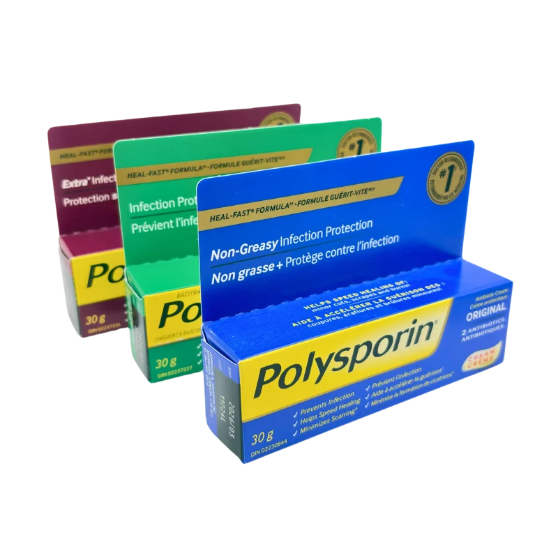POLYSPORIN Original 2 Antibiotic Ointment Heal-Fast Formula - Infection Protection + Vitamin E - 30gr - Image 5