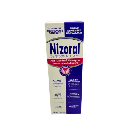 Nizoral Ketoconazole 2 Percent Anti-dandruff and Itchy Scalp Shampoo - 60 ml