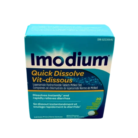 Imodium Digestive Health - Quick Dissolve - Vit-dissous - 20 Tablets