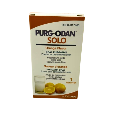 PURG-ODAN SOLO - Orange Flavor - Oral Purgative - 1 Sachet