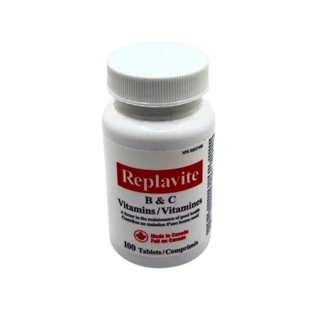 Replavite Vitamin B & C - 100 Tablets